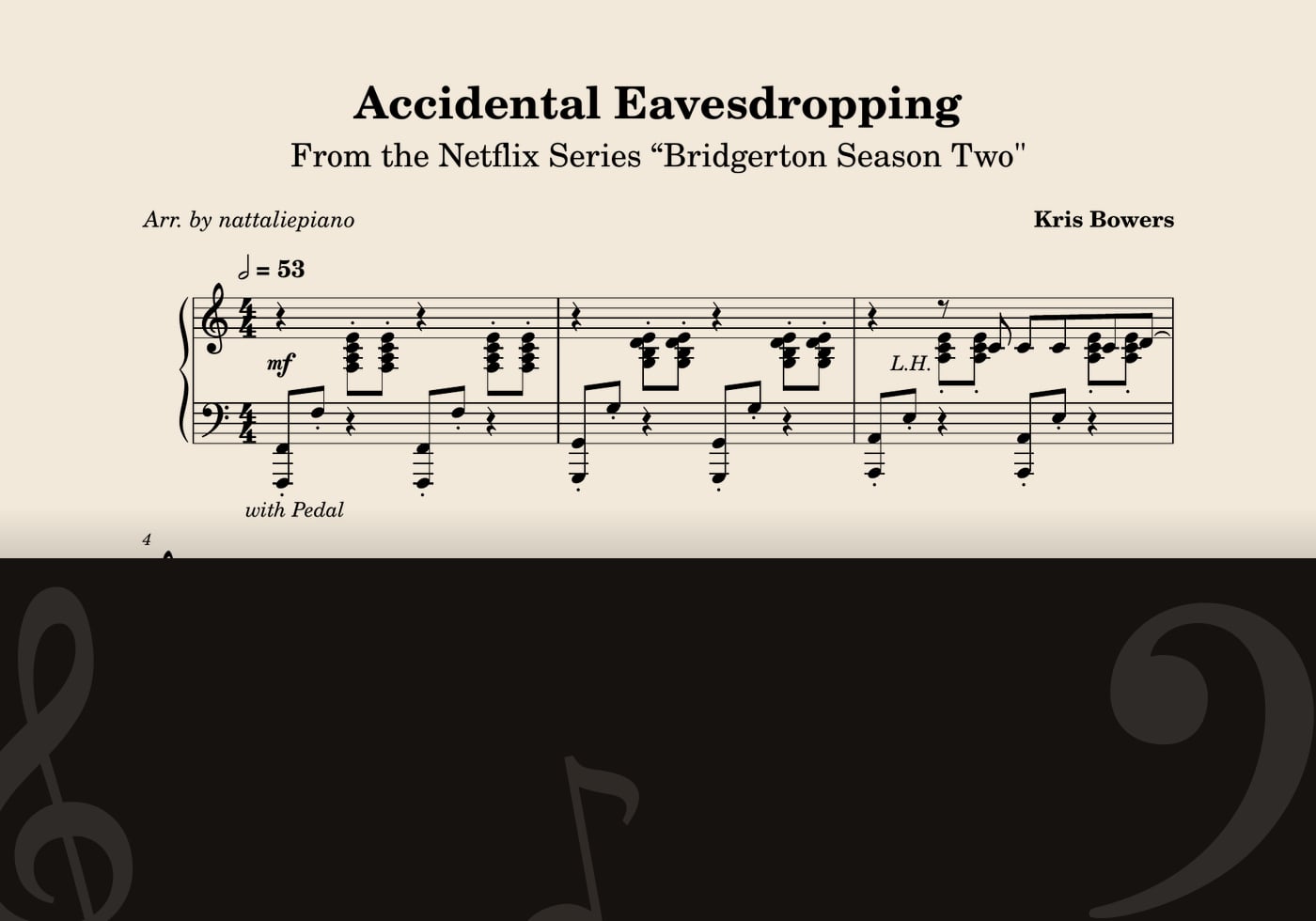 Accidental Eavesdropping — score preview