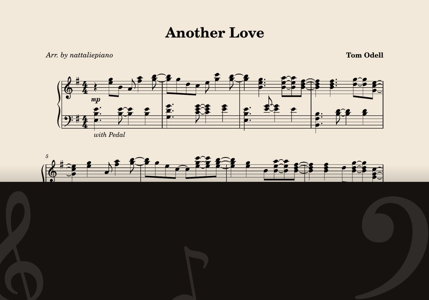 Another Love — score preview