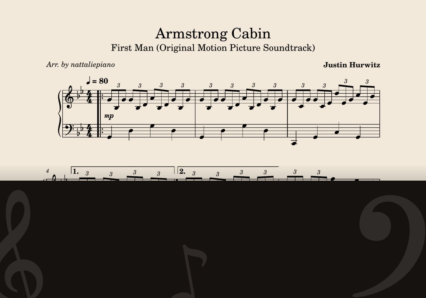Armstrong Cabin — score preview