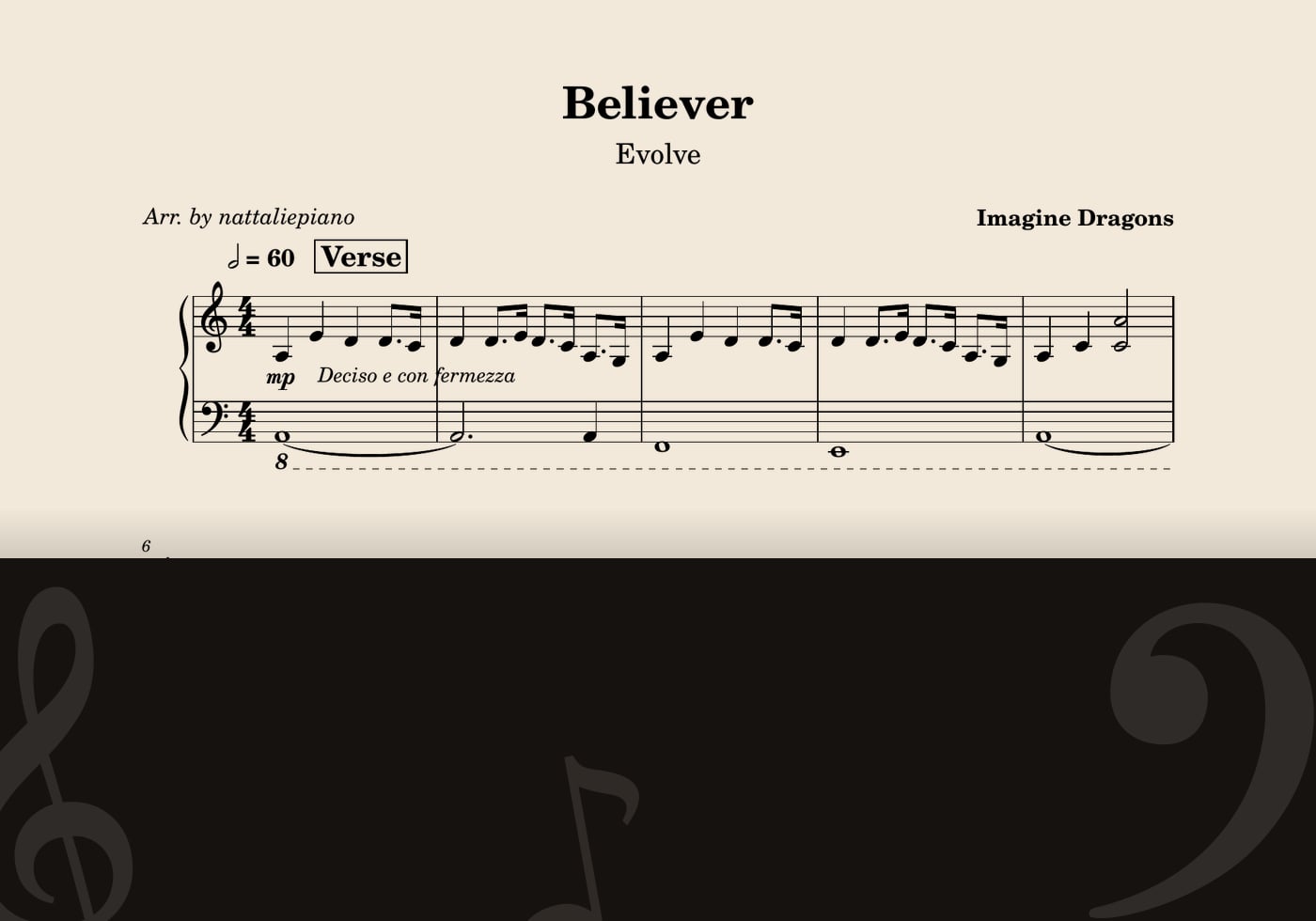 Believer — превʼю нот