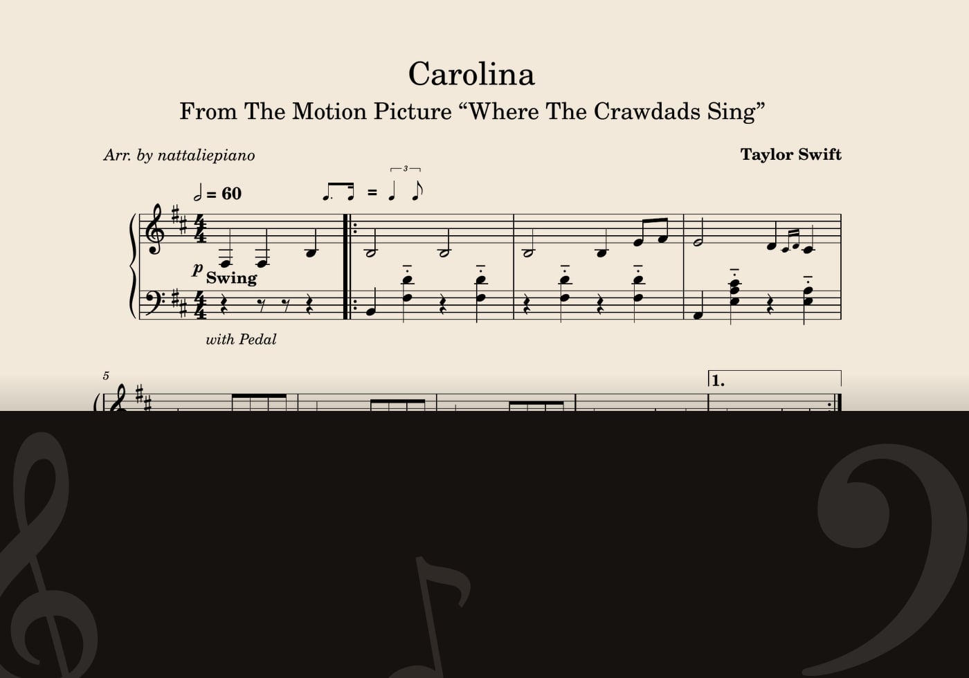 Carolina — score preview
