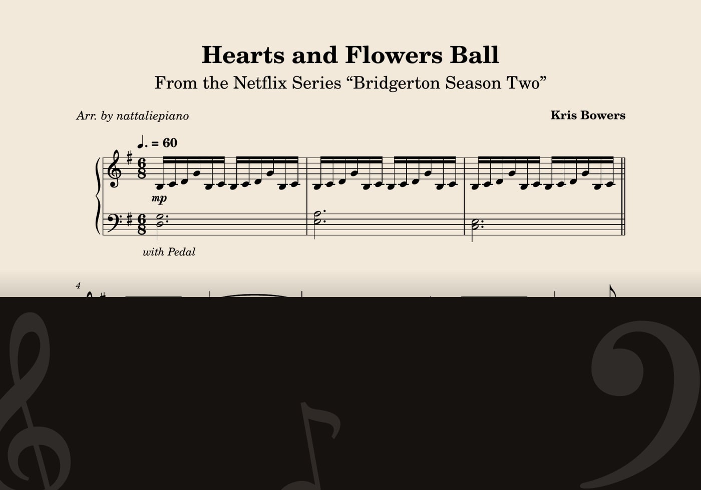 Hearts and Flowers Ball — score preview