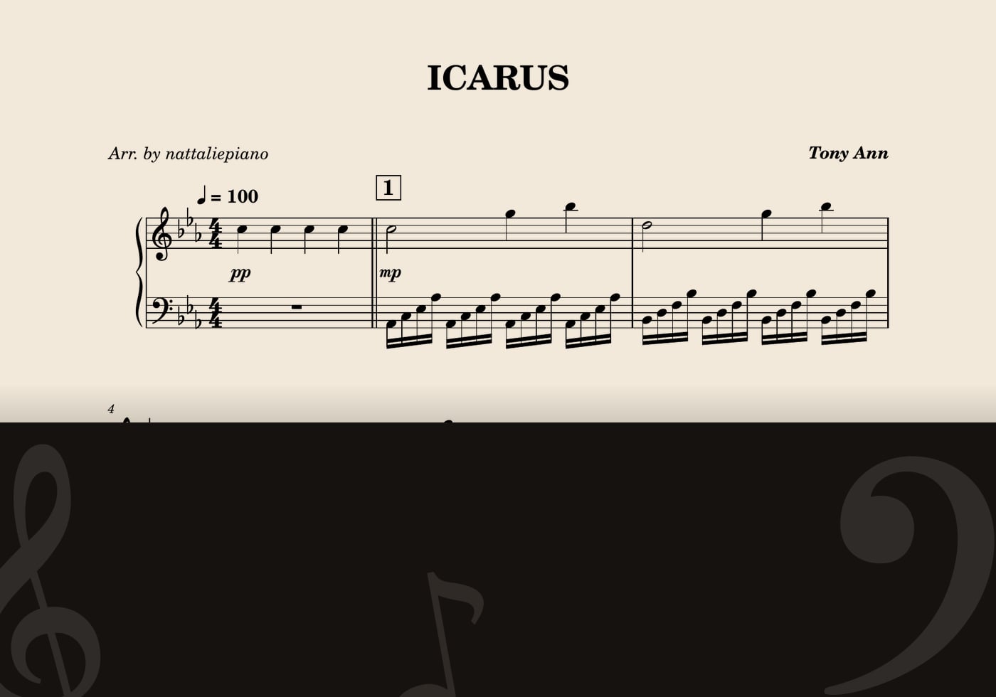 ICARUS — score preview