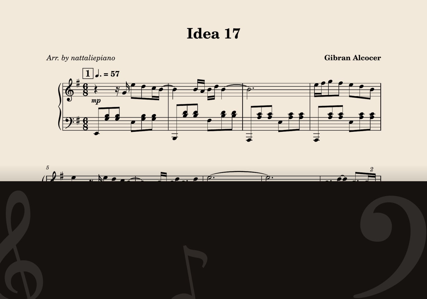 Idea 17 — прев’ю нот