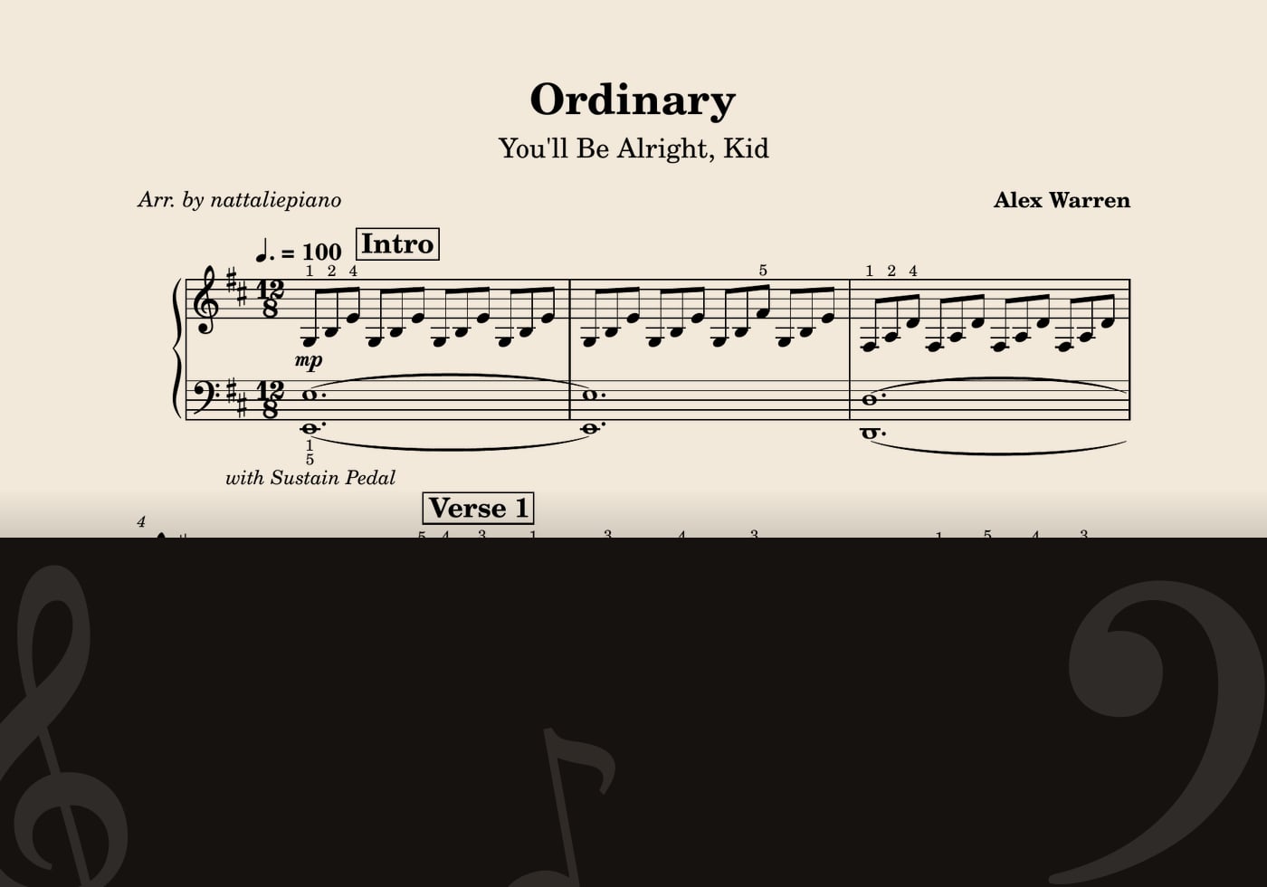 Ordinary — score preview