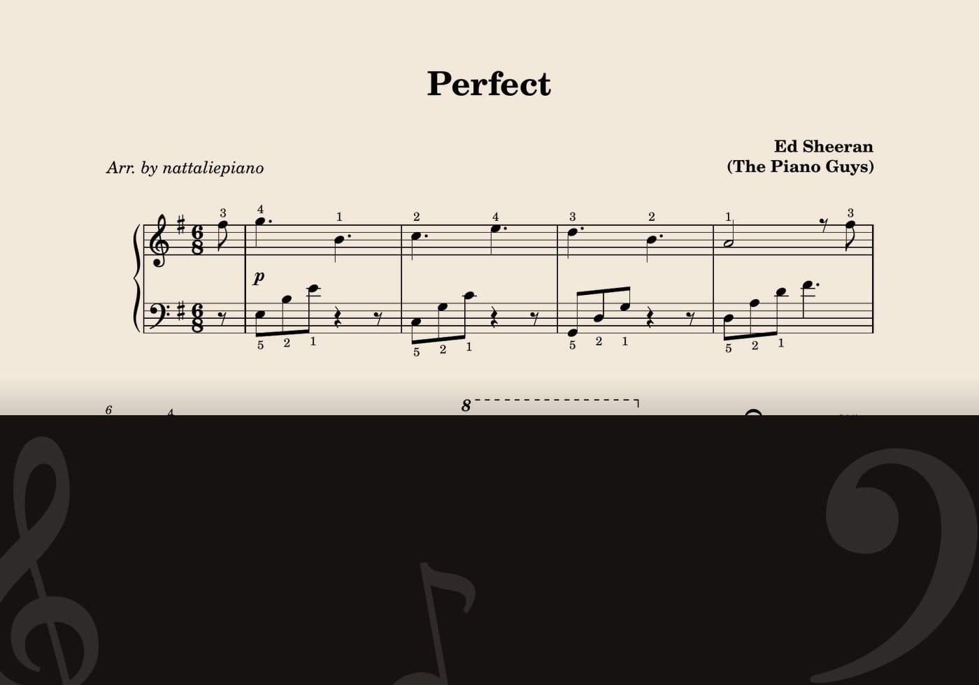 Perfect — score preview