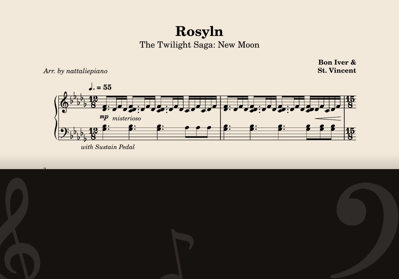 Rosyln — score preview