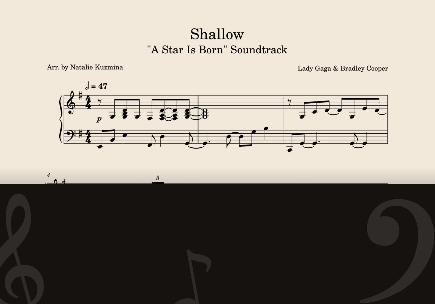 Shallow — score preview