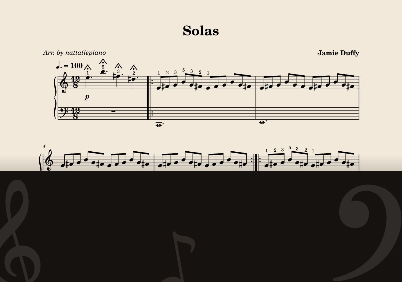 Solas — score preview