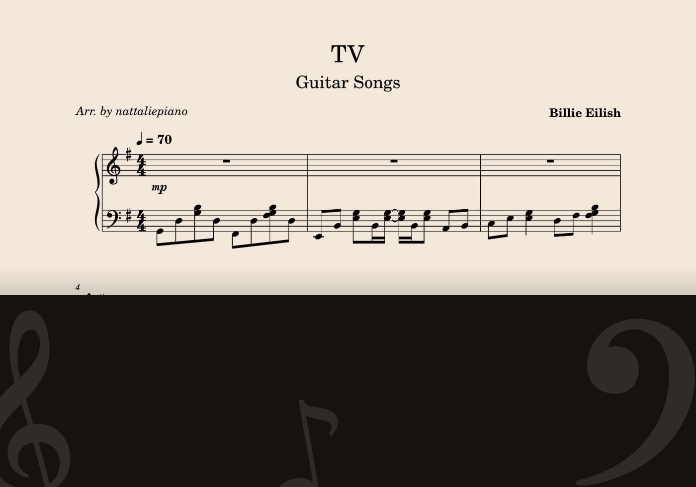 TV — score preview