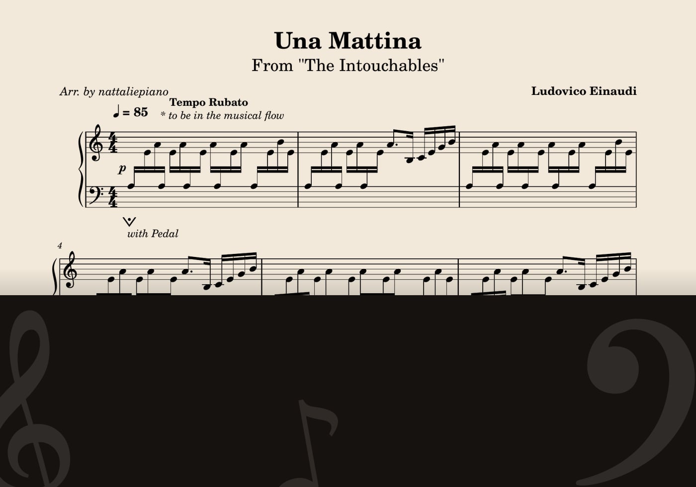 Una Mattina (Extended) — score preview