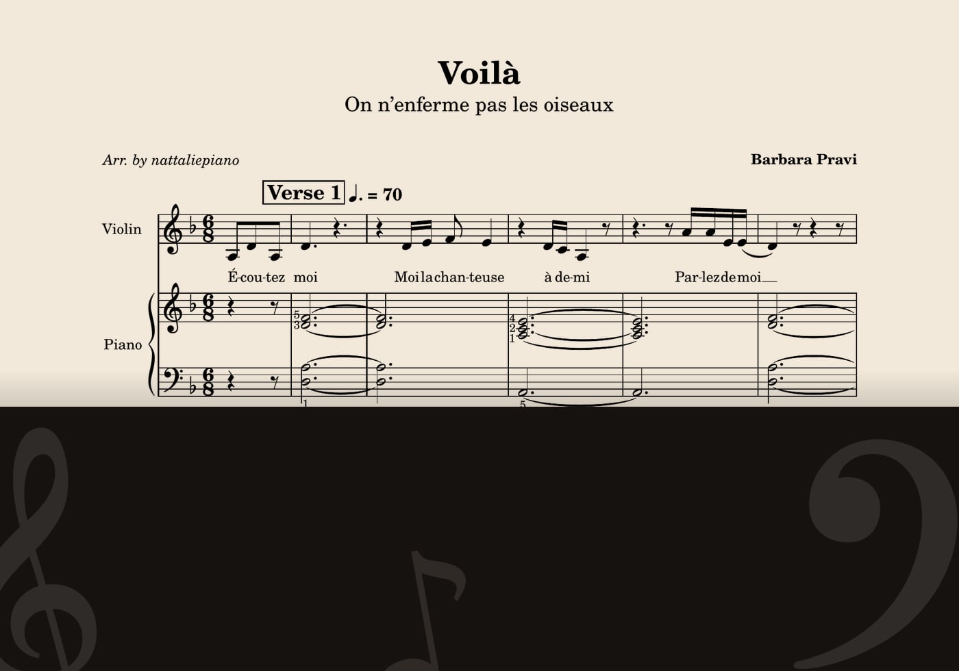 Voila — score preview