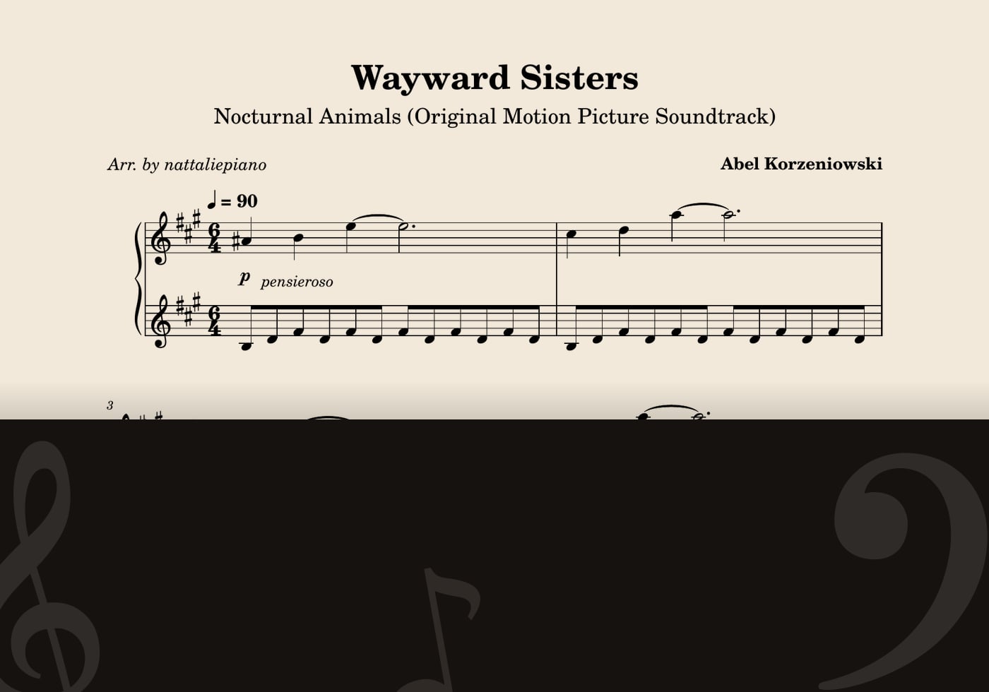 Wayward Sisters — score preview