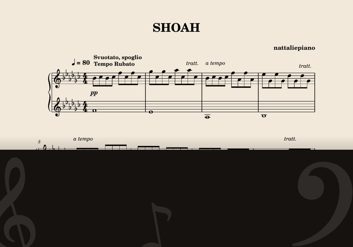 SHOAH — score preview