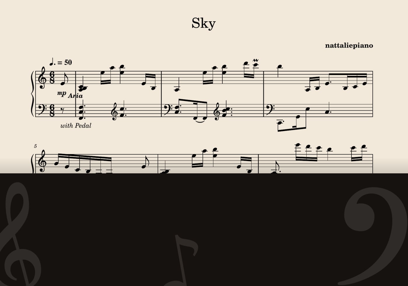 Sky — score preview