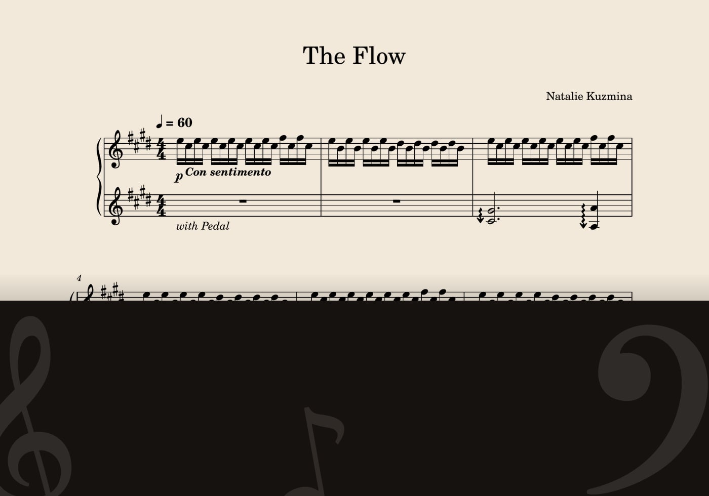 The Flow — score preview